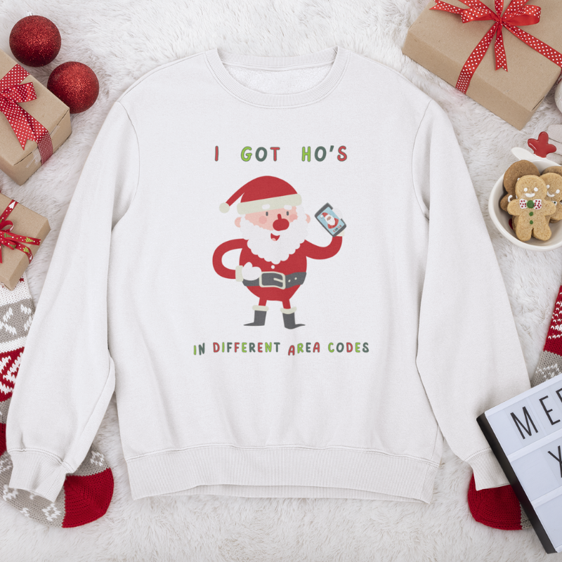 Got Ho's in Different Area Codes Sweater