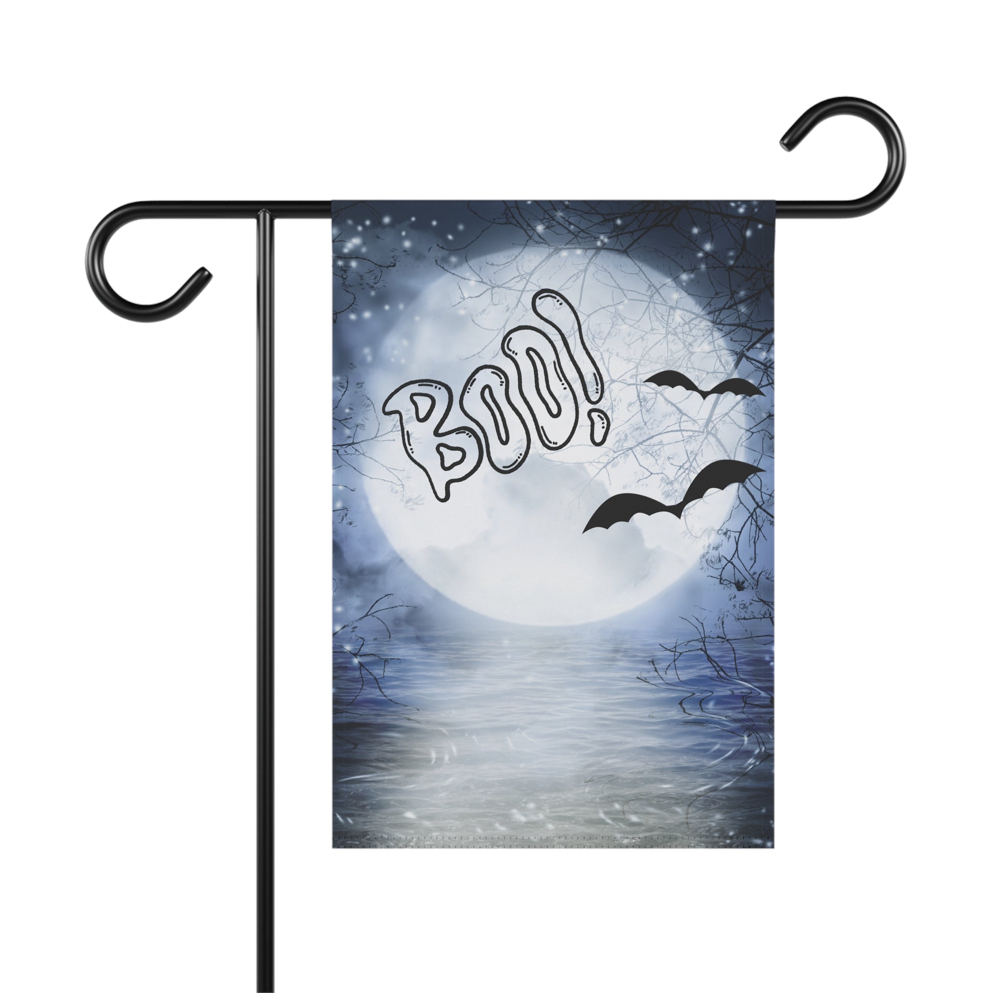 Boo! Halloween Grass Banner