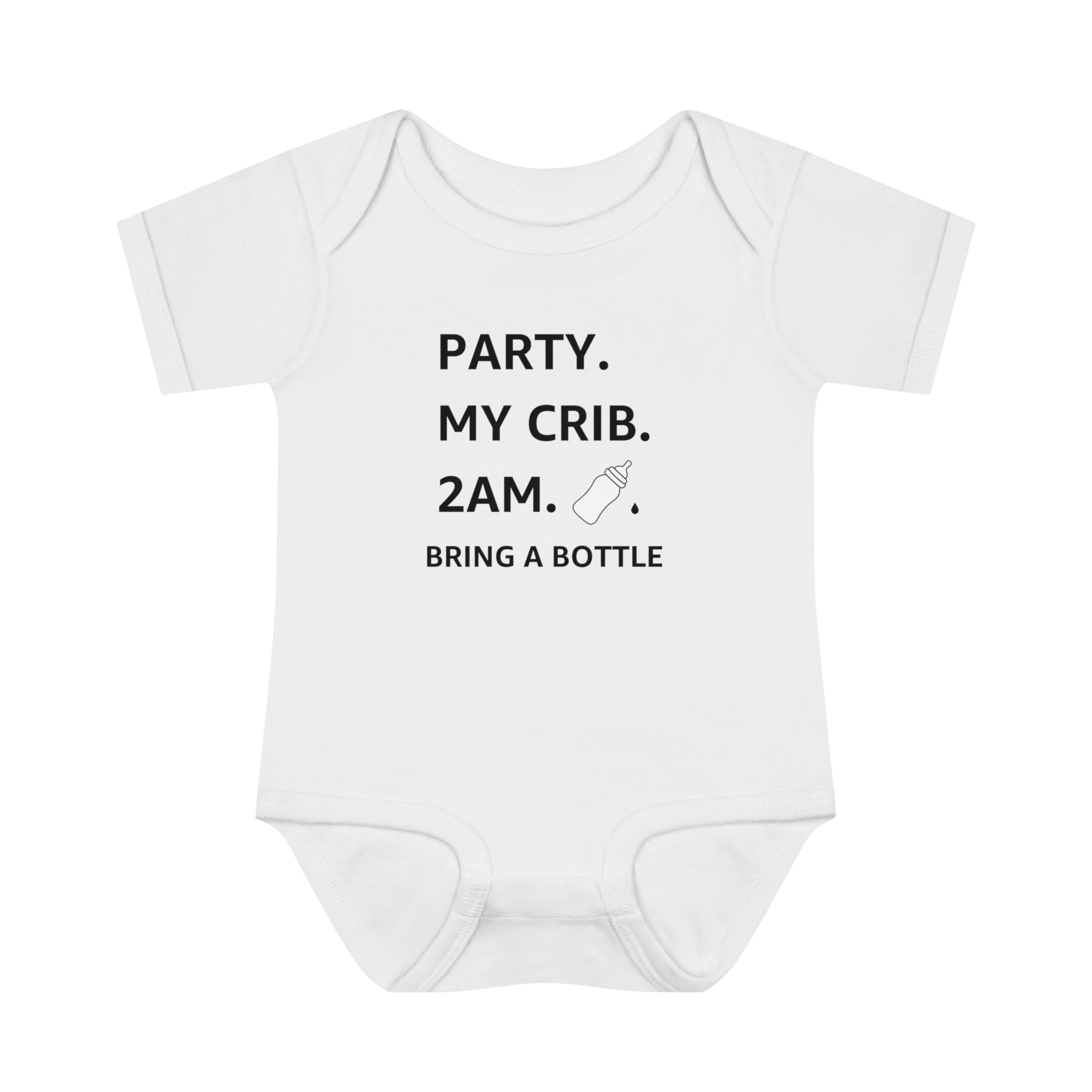 Party @ My Crib Baby Bodysuit